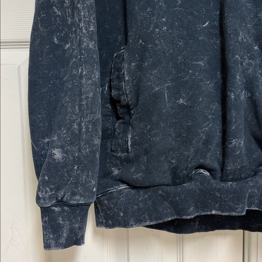 Vintage Teddy Fresh Black Acid Wash Hoodie - Picture 10 of 15